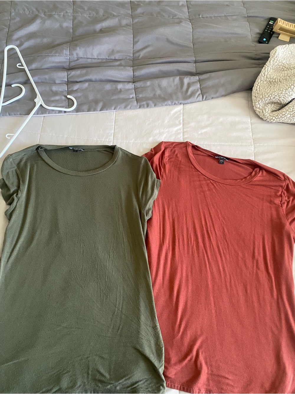 Express Olive Green Crewneck Tee